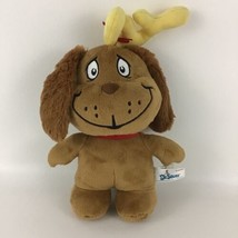 Dr Seuss Grinch Max Reindeer 12&quot;  Plush Bean Bag Stuffed Animal Toy 2018 Aurora - £17.15 GBP