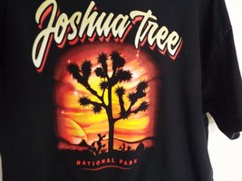 Joshua Tree National Park Shirt 2XL Men Black Graphic Tee Short Sleeve Crew - £14.07 GBP