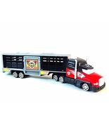 ANIMAL TRANSPORT TRUCK,BLACK/RED MOTORMAX DIECAST CAR/TRUCK COLLECTOR'S ... - $37.43