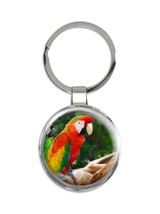 Macaws : Gift Keychain Parrot Tropical Bird Animal Nature Cup - $7.99