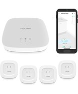 Yolink Smart Home Starter Kit: Water Sensor 4-Pack And Hub Kit, And Emai... - £68.86 GBP