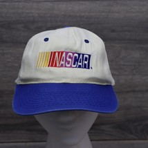 Vintage Nascar Racing Hat Mens Red Blue Cap Casual Snap Back Adjustable - $18.69