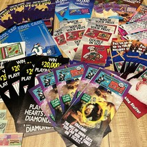 Paper ephemera vintage PA lottery game paper advertising promotions tickets - €17,07 EUR