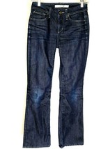 Joe&#39;s Womens Jeans Size 25 Dark Blue Wash Hemmed to 30.5 Style 93VT5790 Boot - £11.04 GBP