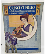 Antique 1908 Crescent Folio Collection Of Pieces Standard Composers Ecli... - £22.04 GBP