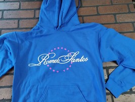 Romeo Santos - 2020 Inmortal Manica Lunga Pullover Blu Cappuccio ~ Nuovo... - $45.01