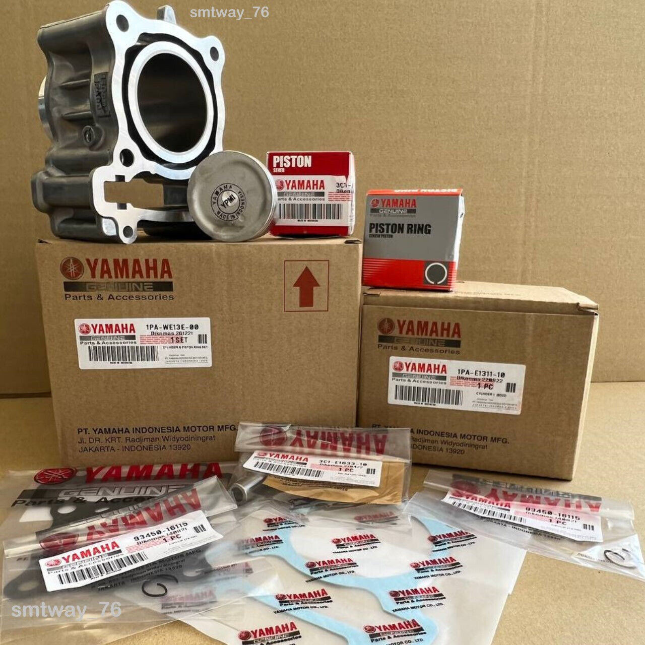 Yamaha YZF R125 WR125 TE125 4stroke Big Bore Cylinder Piston Kit 150cc