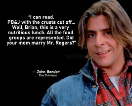JOHN BENDER BREAKFAST CLUB QUOTE I CAN READ PUBLICITY PHOTO ALL SIZES - £3.80 GBP+