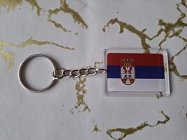 Serbia Flag Key Ring - $414.86 MXN