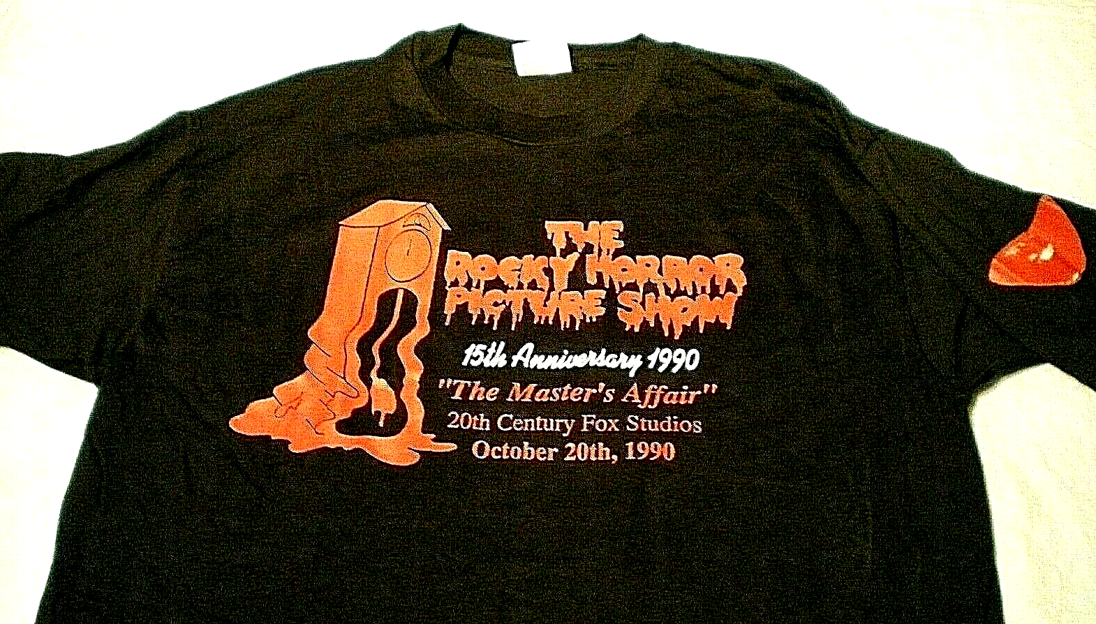 Primary image for ROCKY HORROR PICTURE SHOW (Vtg 1990 Fox 15th Anniversary Party) XL T-Shirt RARE!