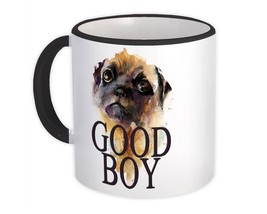 Pug : Gift Mug Pet Animal Puppy Cute Dog Face Funny Good Boy - £12.45 GBP