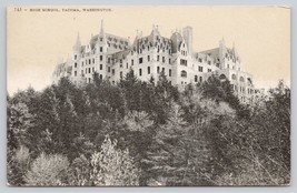 Postcard High School Tacoma Washington ca.1908 - £6.44 GBP