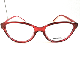 New Salvatore Ferragamo SF 2650 525 51mm Burgundy Women&#39;s Eyeglasses Italy - £127.42 GBP
