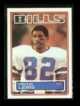 Vintage 1983 TOPPS Football Trading Card #226 FRANK LEWIS Buffalo Bills - £3.94 GBP