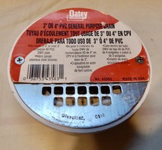 Oatey 43583 3” Or 4” PVC General Purpose Drain White Schedule 40 PVC SS ... - €10,49 EUR