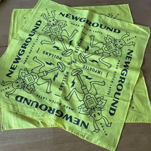 Lot of 2 Newground Hard Dutch Latte Promo Bandana Scarf Yellow Rabbit Ho... - £10.07 GBP