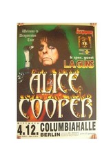 Alice Cooper Poster Concert German Berlin - £49.54 GBP