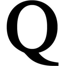 Letter Q Med - $21.95