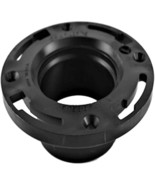 Charlotte Pipe Abs-00800k-0600ha Abs/dwv Closet Flange Hub End, Black, 4... - $418.91 MXN