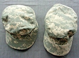 PRE-OWNED 2 Qty Acu Ucp Patrol Cap Size 7 Authorized Military Uniform Hat - £23.56 GBP