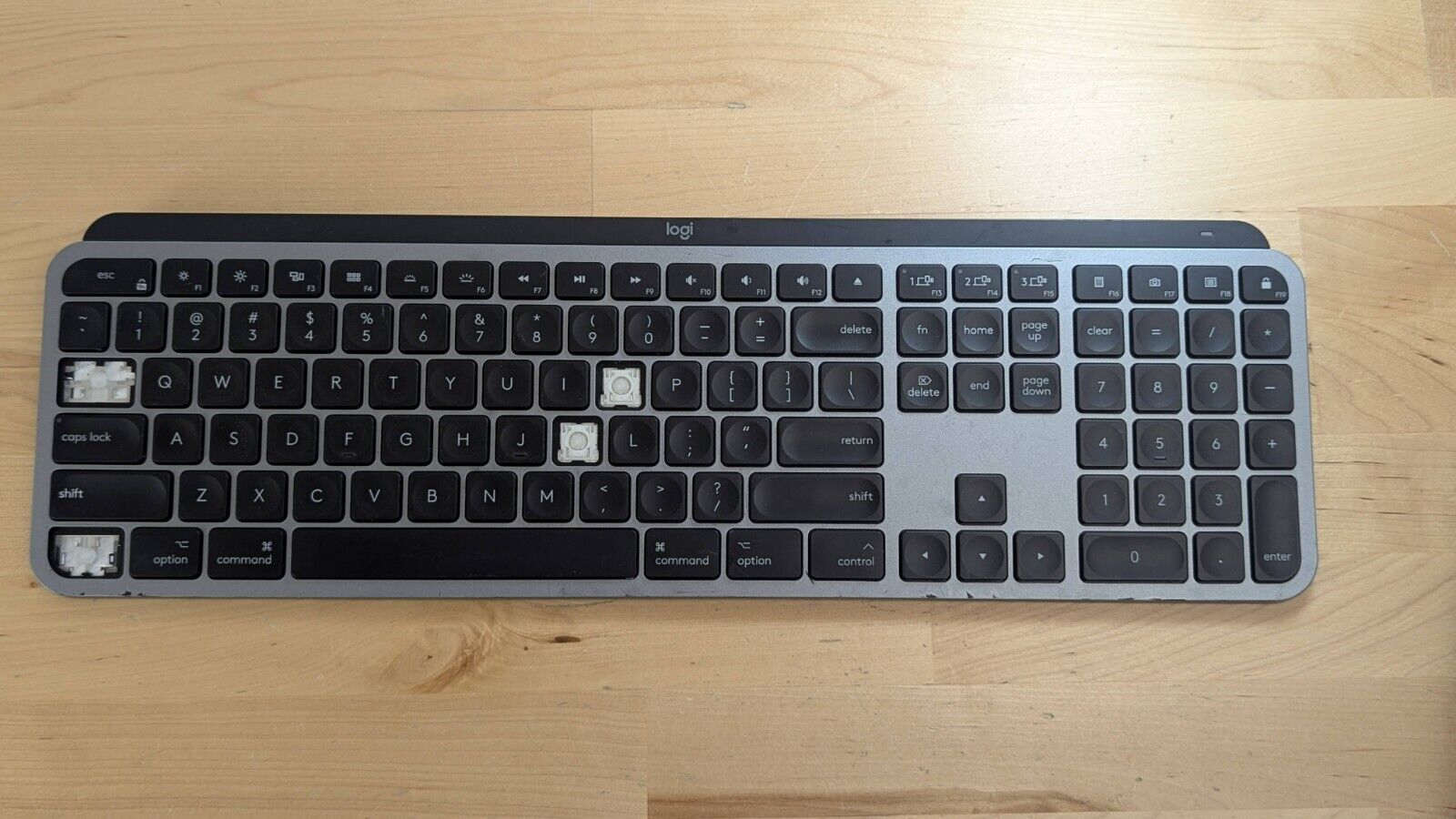 OEM Logitech MX KEYS for MAC Keyboard REPLACEMENT KEY CAPS & HINGE ONLY Parts