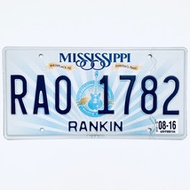 2016 United States Mississippi Rankin County Passenger License Plate RA0... - $16.24 CAD