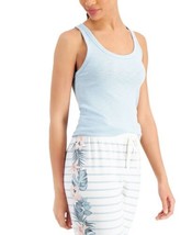 Jenni by Jennifer Moore Womens Basic Solid Ribbed Tank Top X-Small Ether - £16.78 GBP