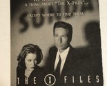 The X-Files Tv Guide Print Ad David Duchovny Gillian Anderson TPA15 - $5.93