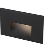 WAC Lighting WL-LED100-C-BK LEDme Horizontal Indoor/Outdoor Step &amp; Wall ... - $79.19