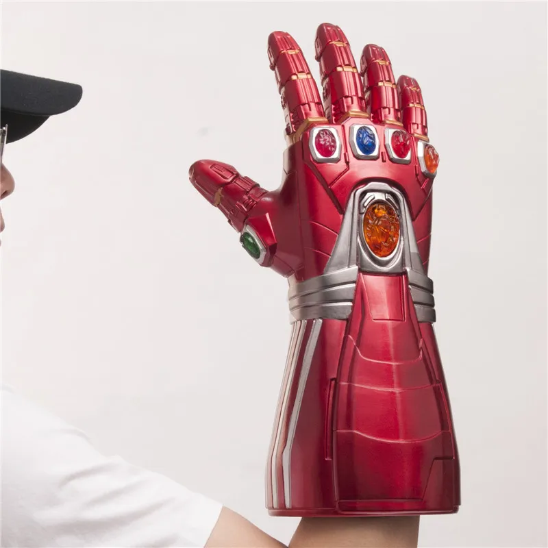 1:1 Iron Man Glove LED Light Thanos Gloves Avengers Superhero Weapen Gau... - $16.67+