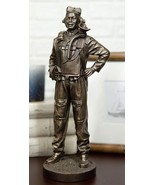 World War II Airman Aircraft Carrier Fighter Jet Pilot Statue Battle Of ... - $102.56 CAD