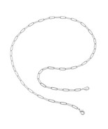 Oval Mask Chain Necklace in Silver - $14.85