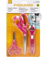Fiskars Fabric Craft Sewing Fashion Starter Set 3pcs Rotary Cutter and 2... - €69,81 EUR