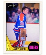 1987/88 OPC Andy Moog Card #204 Edmonton Oilers - $1.49