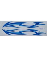 FL003 Flame Fire Motocross Scooter Sticker Racing Tuning 53x17 cm/21x10 ... - $15.07 CAD