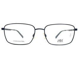 Joseph Abboud Eyeglasses Frames JOE4074 414 MIDNIGHT Blue Rectangle 56-17-145 - $54.43