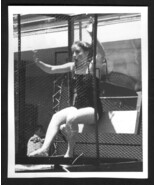 Vintage !961 Dunking Booth Photo at Fair Person being dunked in water Sn... - $6.91 CAD
