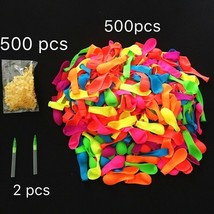 500 pcs Water Balloons for Water Fighter, with 500 Seal Bands - $7.90