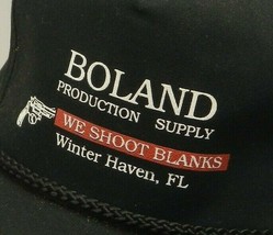 Rare Boland Production Supply We Shoot Blanks Winter Haven FL Snapback Hat Black - £11.04 GBP