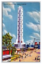Giant Havoline Thermometer Century of Progress Chicago IL UNP DB Postcard K16 - £3.85 GBP