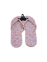 MIXIT Womens  11/12 Flip Flops Sandals Floral Print  Summer Beach Pool C... - $9.41