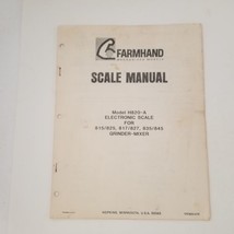 Farmhand Scale Manual Model H820-A, Electronic Scale for Grinder Mixer - £11.83 GBP