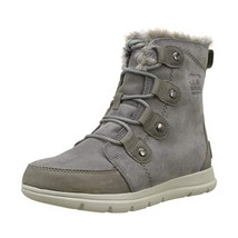 Sorel Women&#39;s Boots, Explorer Joan, Grey (Quarry)/Black, UK 5  - £154.60 GBP