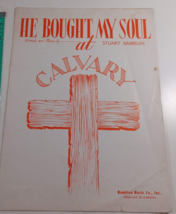 He bought my soul by stuart hamblen 1950 sheet music good - $4.75