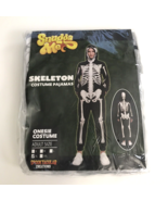 Spooktacular Creations Adults Unisex Skeleton Pajama Jumpsuit Costume XL - £13.35 GBP