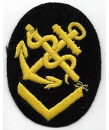 WWII Germany Kriegsmarine Senior Medical NCO Shoulder Sleeve Insignia Pa... - $15.00