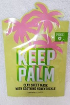 Victoria&#39;s Secret KEEP PALM Clay Sheet Mask Soothing Honeysuckle .5 oz/1... - $12.99