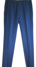 Vince Camuto Men&#39;s Blue Tuxedo Satin Belt Trim Wool Suit PantsSize US 39 - £73.67 GBP