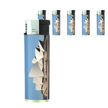 Famous Landmarks D3 Lighters Set of 5 Electronic Refillable Sydney Opera... - £12.59 GBP