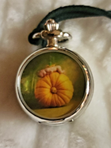 Anne Geddes &quot;My Little Pumpkin&quot; Necklace Watch With New Battery - £12.01 GBP